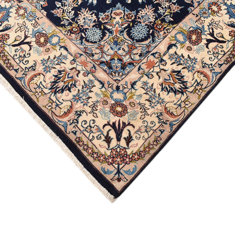 Maschad Teppich 198x200cm - Perserteppich - dunkelblau