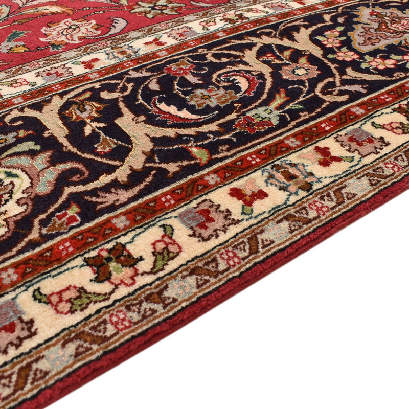 Täbriz - 50 Raj Teppich 203x307cm - Perserteppich - rot