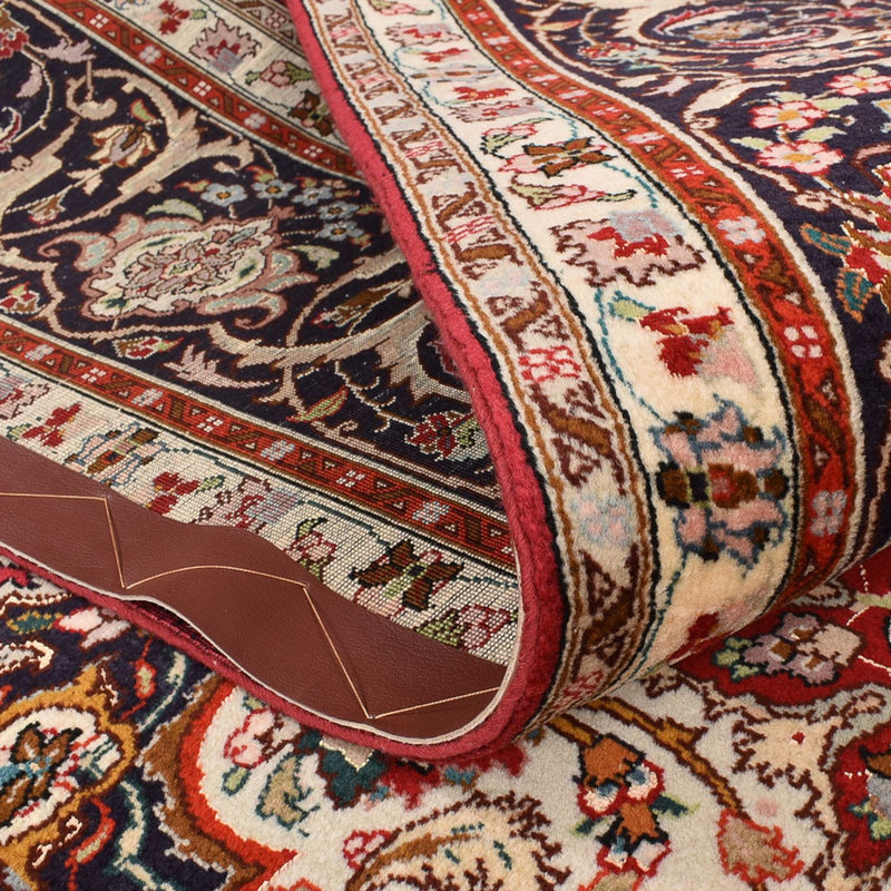 Täbriz - 50 Raj Teppich 203x307cm - Perserteppich - rot