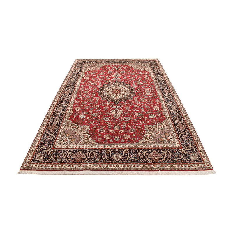 Täbriz - 50 Raj Teppich 203x307cm - Perserteppich - rot
