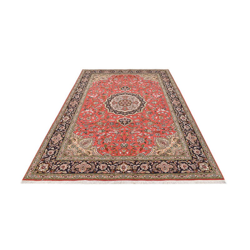 Täbriz - 50 Raj Teppich 205x305cm - Perserteppich - rot