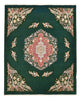 Täbriz - 50 Raj Teppich 200x250cm - Perserteppich - grün