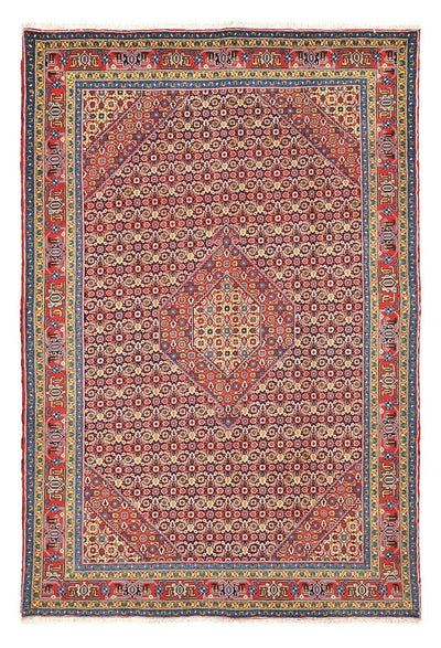 Ardebil Teppich 200x302cm - Perserteppich - hellrot