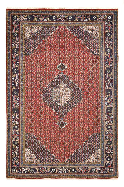 Ardebil Teppich 192x287cm - Perserteppich - bordeauxrot