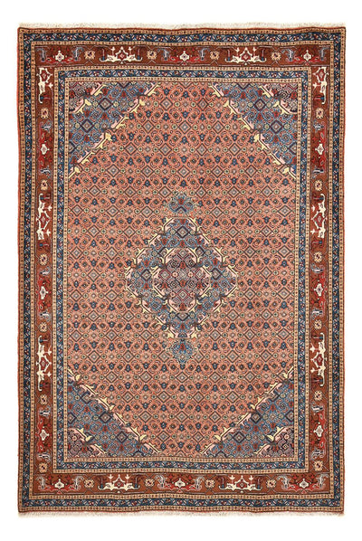 Ardebil Teppich 204x294cm - Perserteppich - seeblau