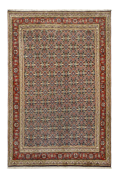 Täbriz Teppich 200x282cm - Perserteppich - hellbraun