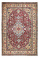 Täbriz - 40 Raj Teppich 203x298cm - Perserteppich - rot
