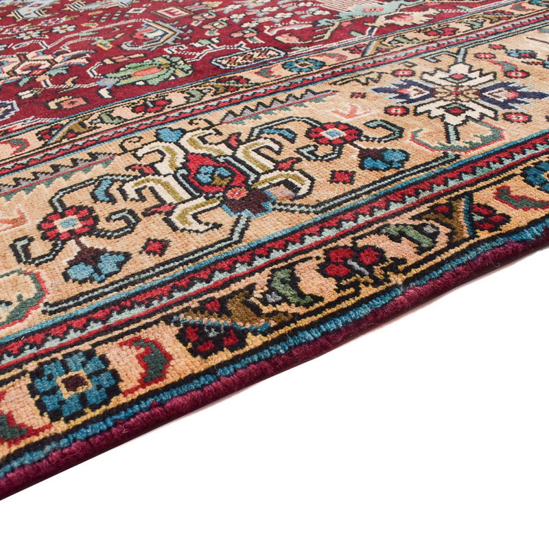 Täbriz - 40 Raj Teppich 203x298cm - Perserteppich - rot