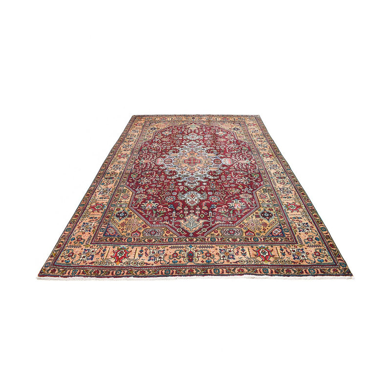 Täbriz - 40 Raj Teppich 203x298cm - Perserteppich - rot