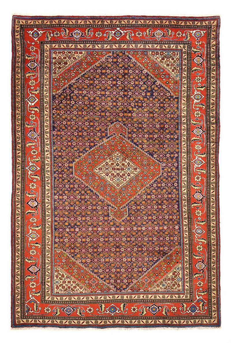 Ardebil Teppich 199x288cm - Perserteppich - bordeauxrot