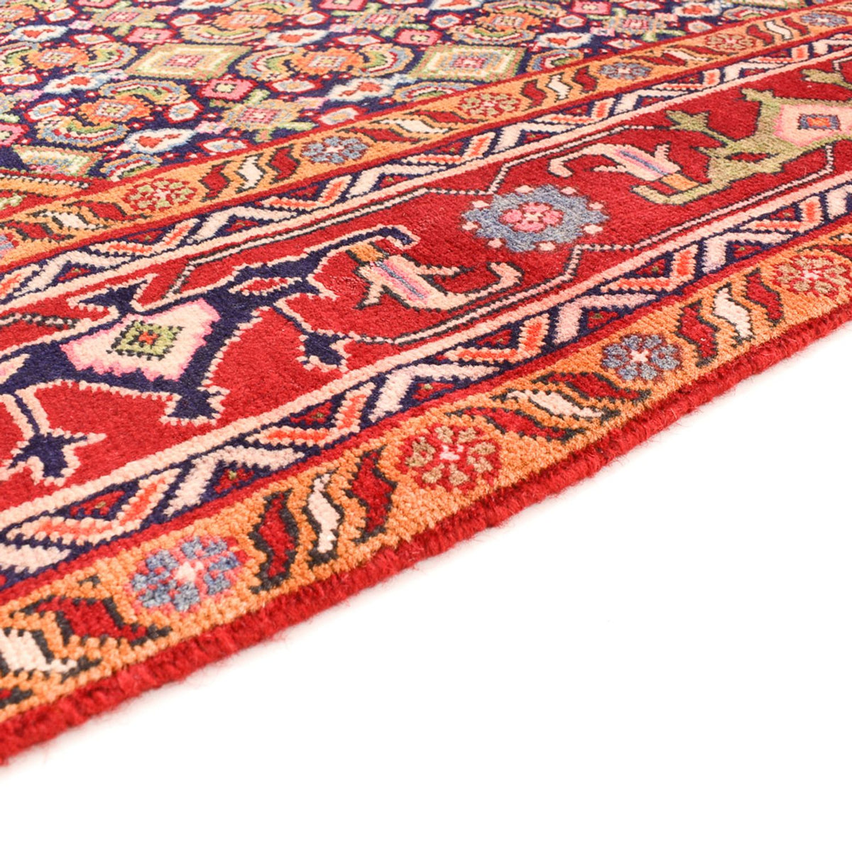 Ardebil Teppich 197x290cm - Perserteppich - terrakotta