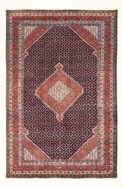 Täbriz Teppich 200x303cm - Perserteppich - rost