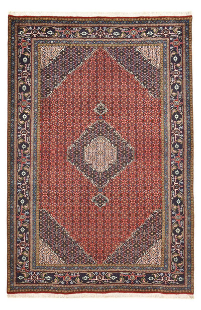 Ardebil Teppich 191x288cm - Perserteppich - dunkelrot