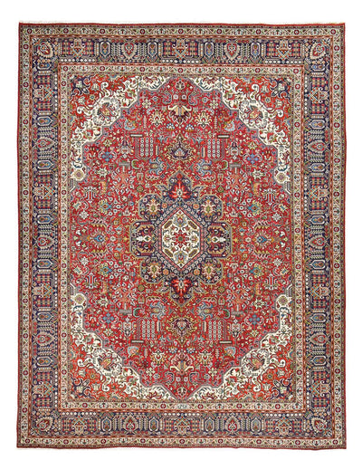 Täbriz - 40 Raj Teppich 300x394cm - Perserteppich - rot