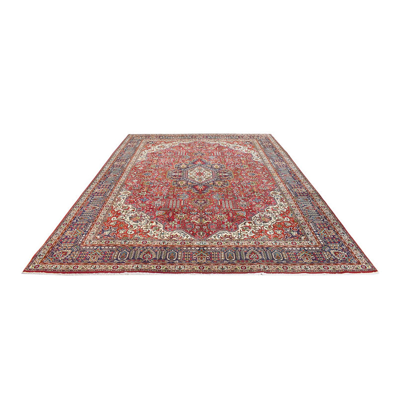Täbriz - 40 Raj Teppich 300x394cm - Perserteppich - rot