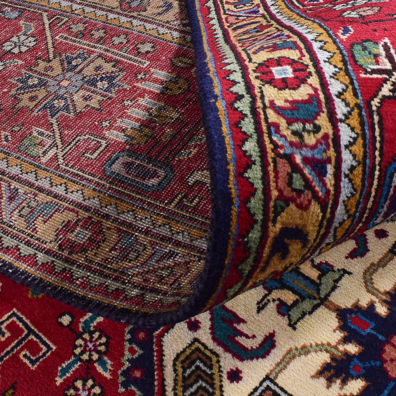 Täbriz - 40 Raj Teppich 303x412cm - Perserteppich - dunkelblau