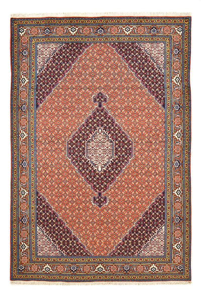 Ardebil Teppich 200x288cm - Perserteppich - hellrot