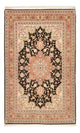 Täbriz - 50 Raj Teppich 100x166cm - Perserteppich - dunkelblau