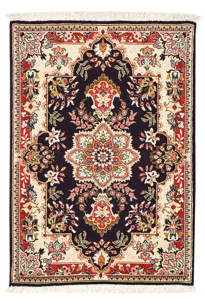 Täbriz - 50 Raj Teppich 60x89cm - Perserteppich - mehrfarbig