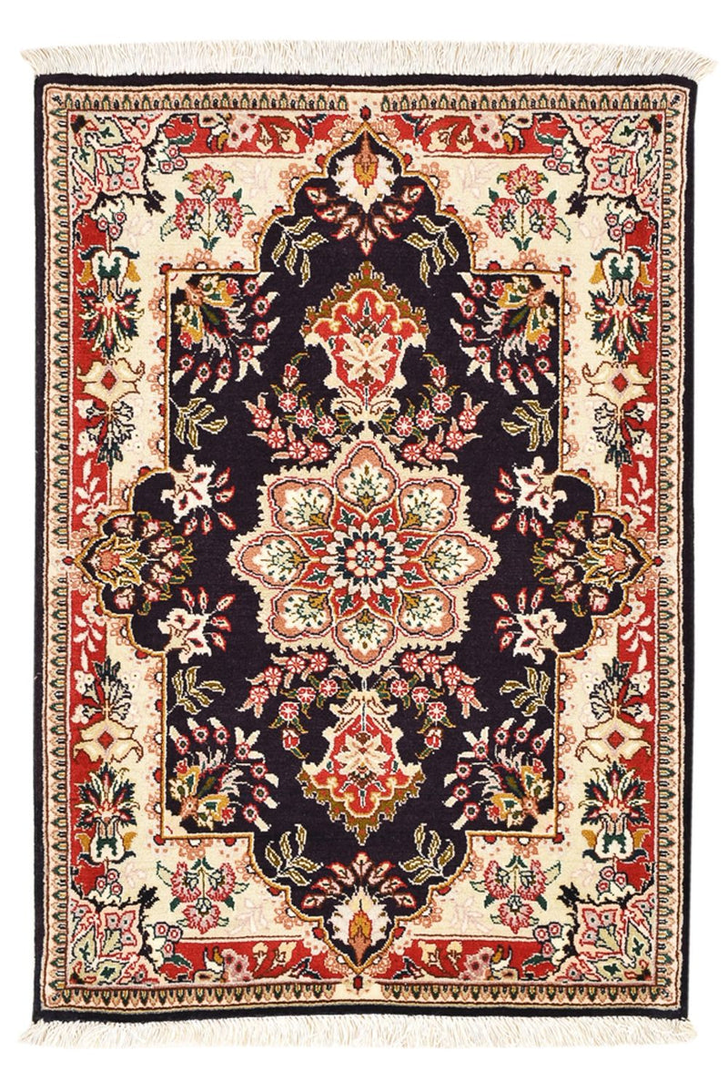 Täbriz - 50 Raj Teppich 60x89cm - Perserteppich - mehrfarbig