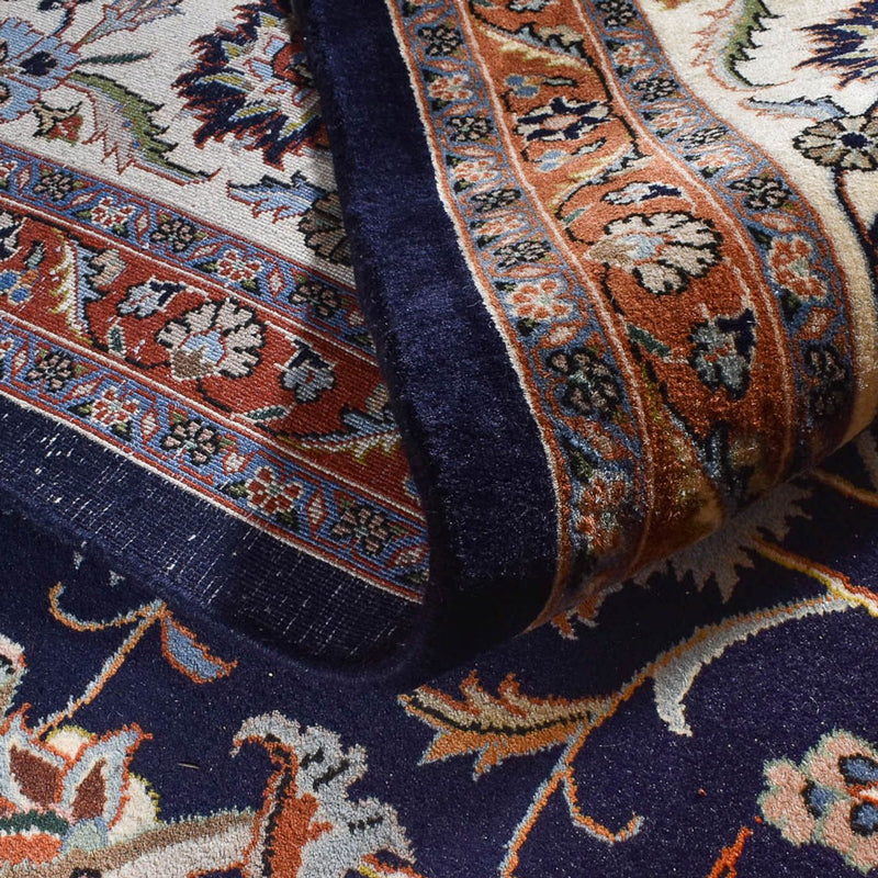 Maschad Teppich 296x396cm - Perserteppich - dunkelblau