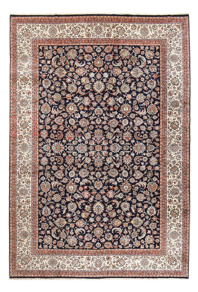 Maschad Teppich 400x588cm - Perserteppich - dunkelblau