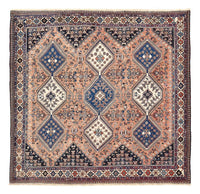 Yalameh Teppich 193x203cm - Perserteppich - hellrot – product image
