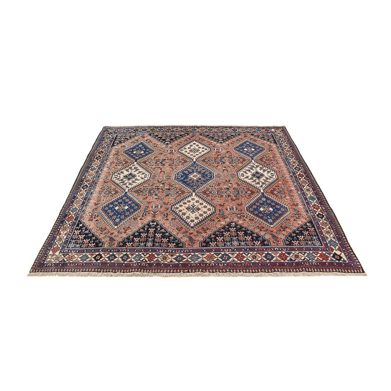 Yalameh Teppich 193x203cm - Perserteppich - hellrot