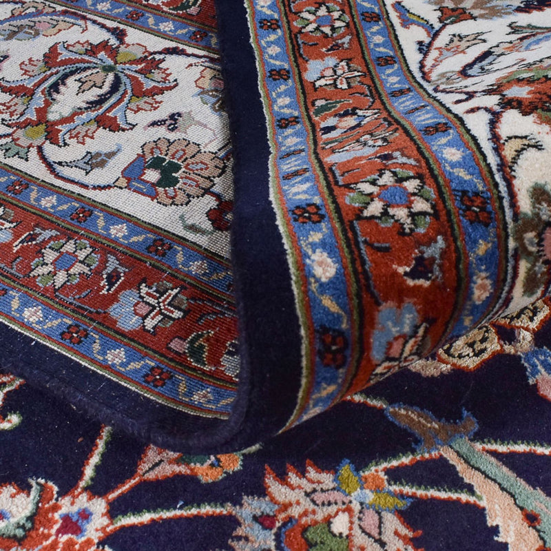 Maschad Teppich 246x346cm - Perserteppich - dunkelblau