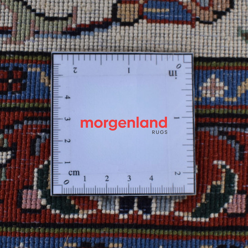 Maschad Teppich 246x346cm - Perserteppich - dunkelblau