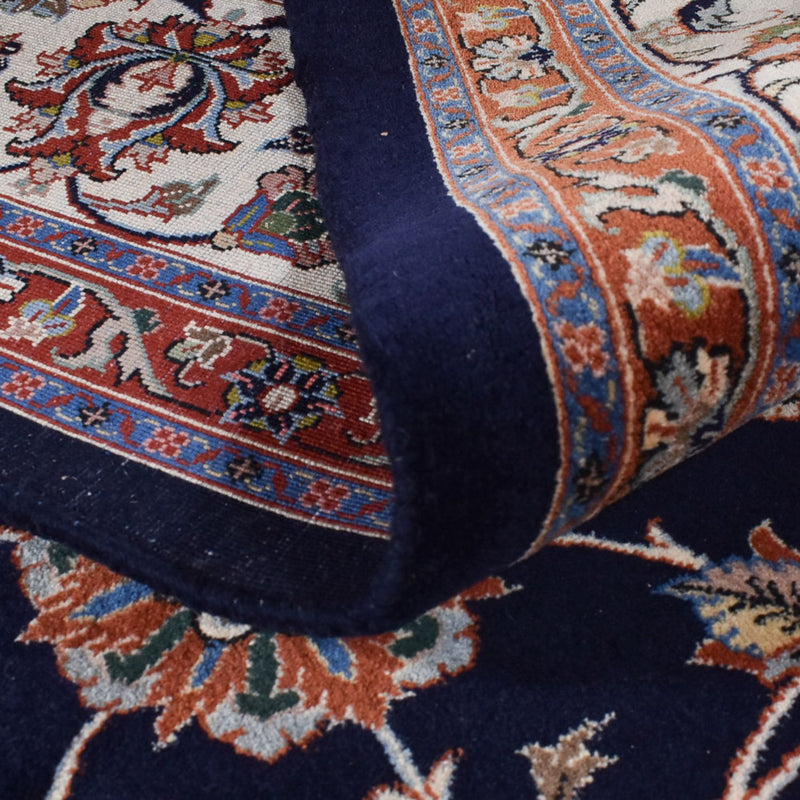 Maschad Teppich 255x343cm - Perserteppich - dunkelblau