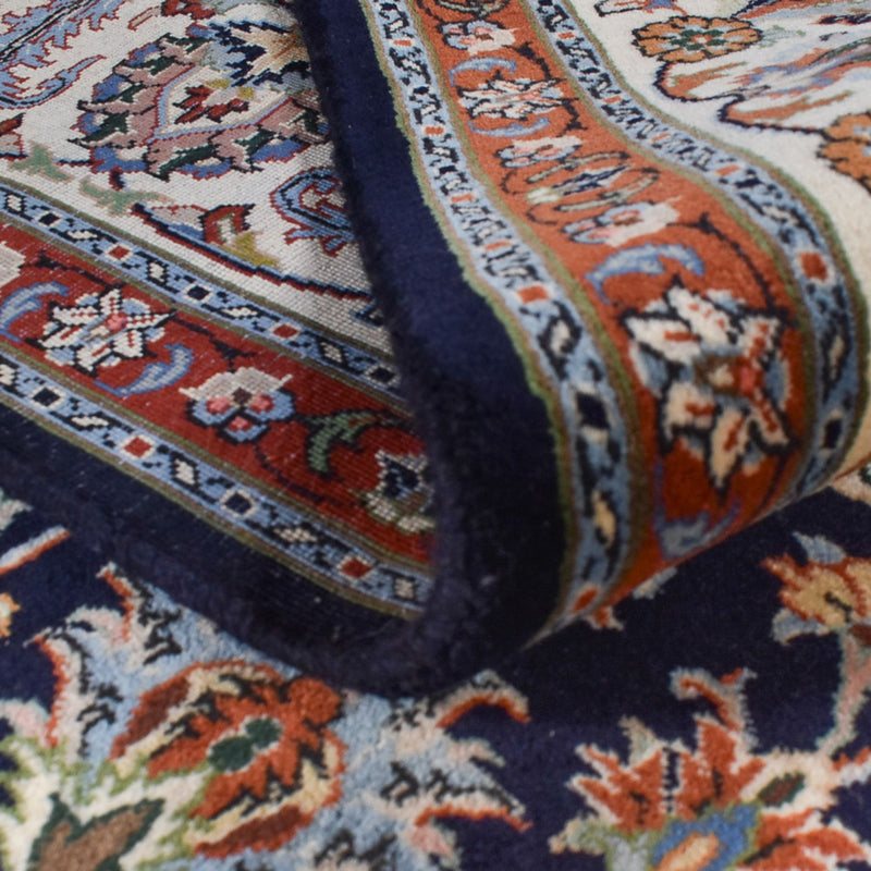 Maschad Teppich 249x332cm - Perserteppich - dunkelblau