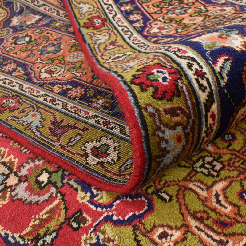 Täbriz - 40 Raj Teppich 261x345cm - Perserteppich - rot
