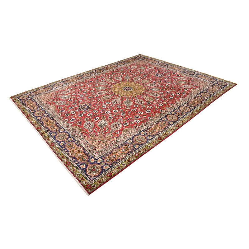 Täbriz - 40 Raj Teppich 261x345cm - Perserteppich - rot