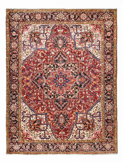 Heriz Teppich 255x335cm - Perserteppich - bordeauxrot