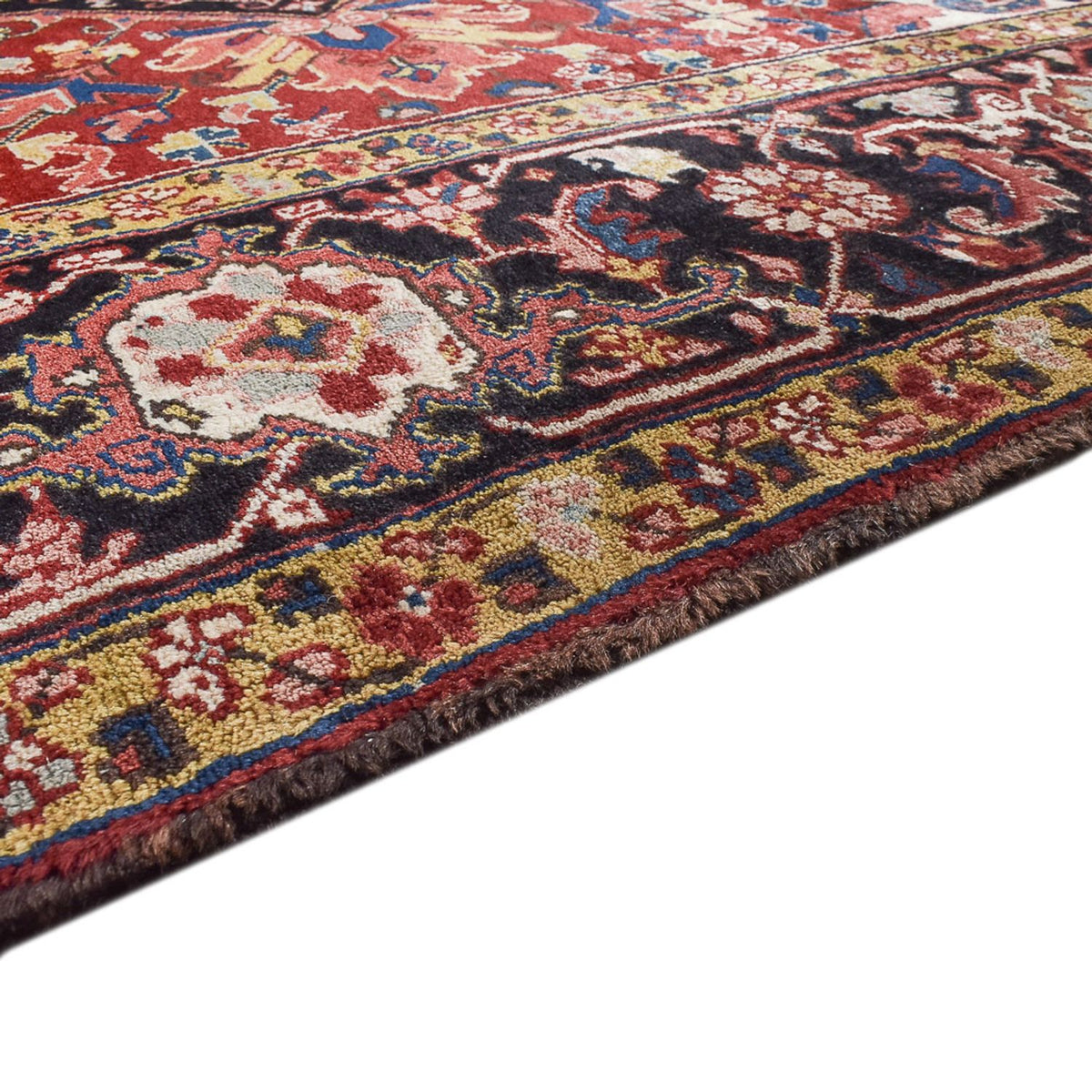 Heriz Teppich 255x335cm - Perserteppich - bordeauxrot