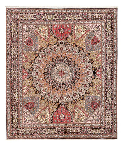 Täbriz - 50 Raj Teppich 257x308cm - Perserteppich - mehrfarbig