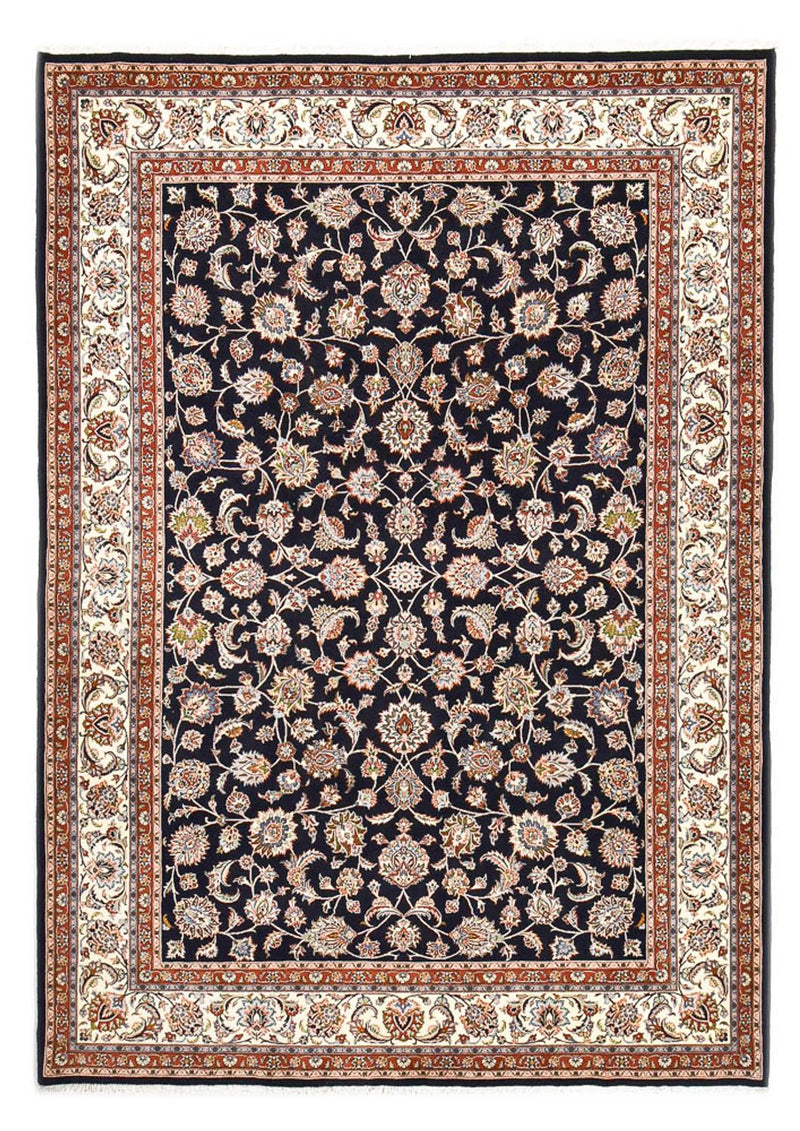 Maschad Teppich 250x343cm - Perserteppich - dunkelblau