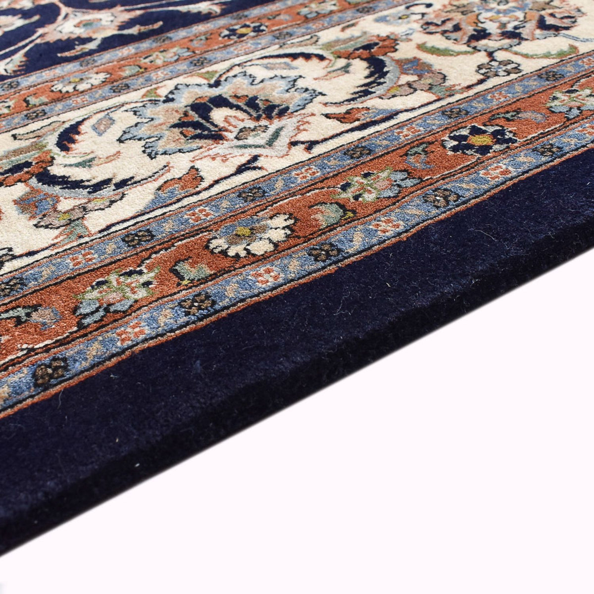 Maschad Teppich 241x345cm - Perserteppich - dunkelblau