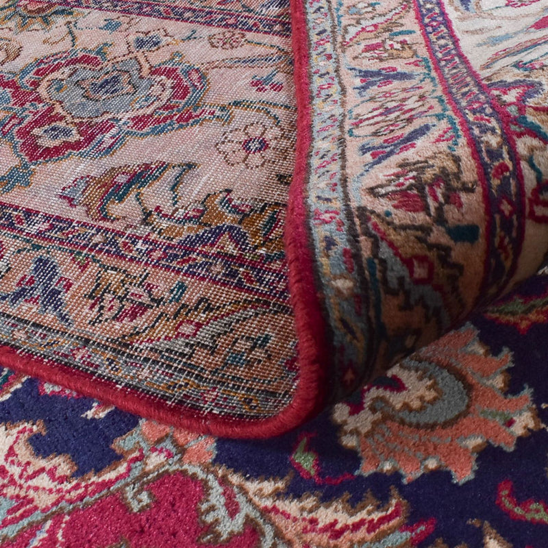 Täbriz - 40 Raj Teppich 292x393cm - Perserteppich - rot