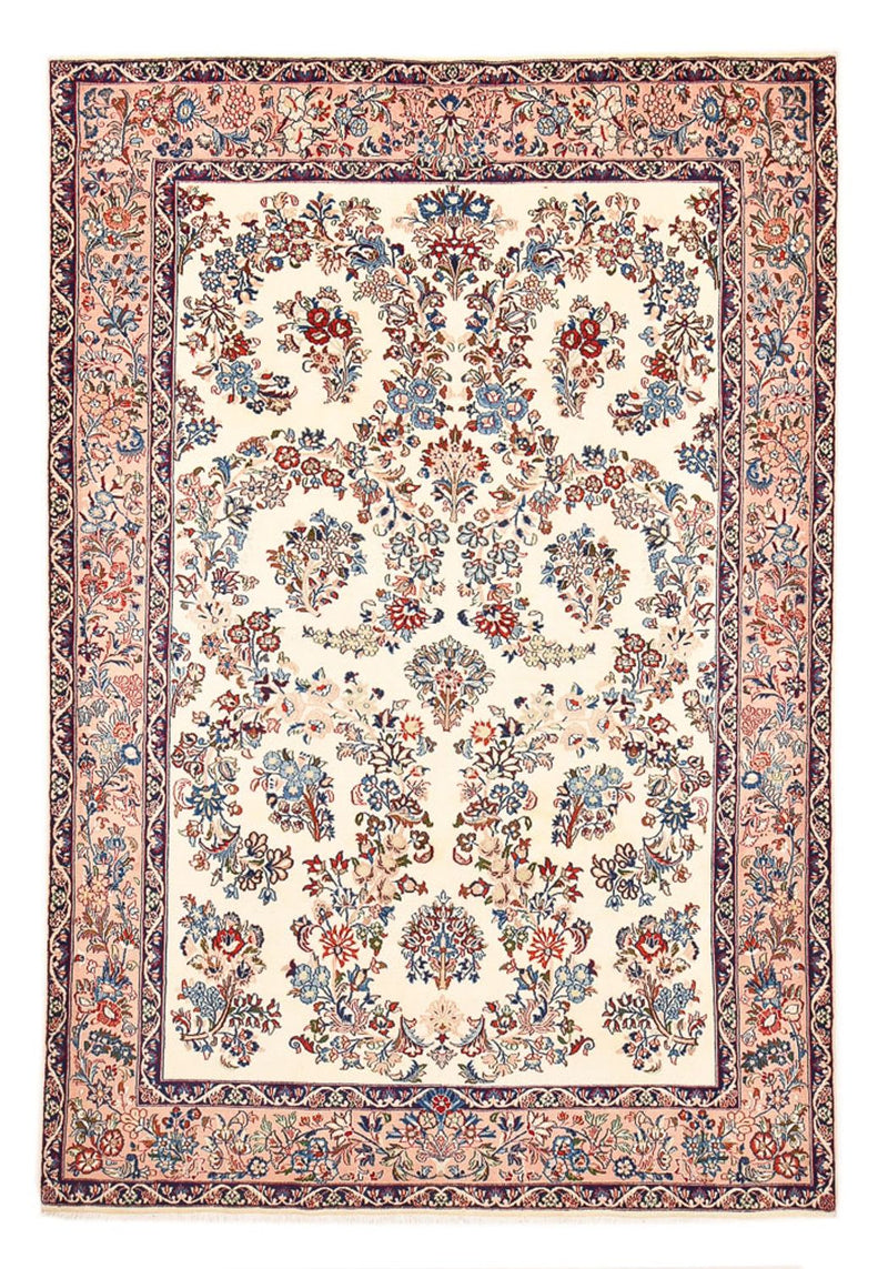Kaschmar Teppich 206x295cm - Perserteppich - hellbeige