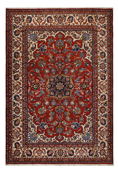 Najafabad Teppich 216x313cm - Perserteppich - rot