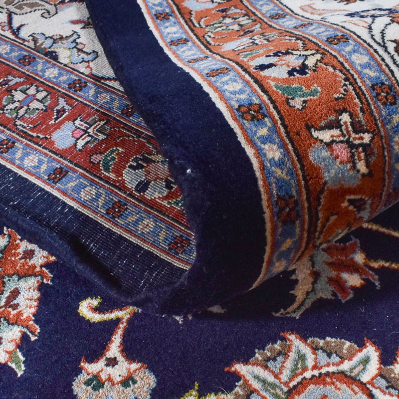 Maschad Teppich 254x350cm - Perserteppich - dunkelblau
