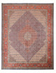 Täbriz - 40 Raj Teppich 310x392cm - Perserteppich - rost