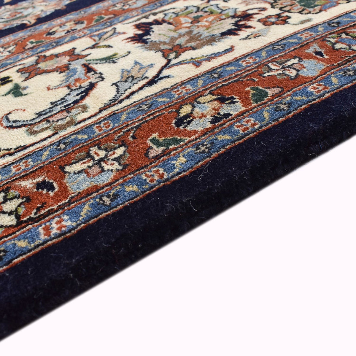 Maschad Teppich 243x338cm - Perserteppich - dunkelblau