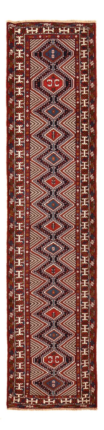 Yalameh Teppich 92x388cm - Perserteppich - bordeauxrot