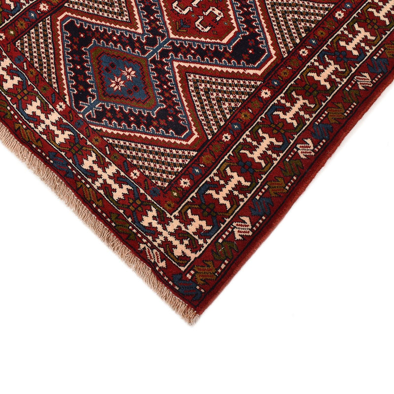 Yalameh Teppich 92x388cm - Perserteppich - bordeauxrot