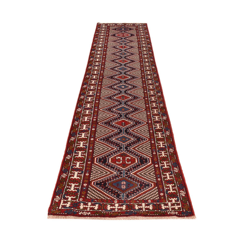 Yalameh Teppich 92x388cm - Perserteppich - bordeauxrot