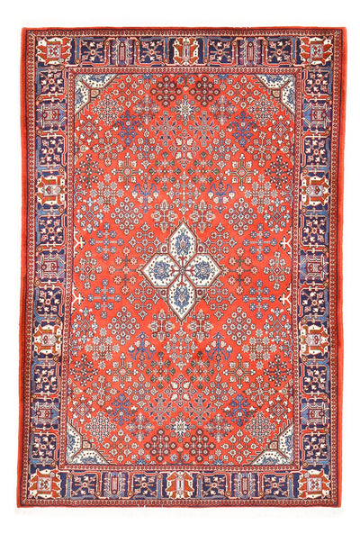 Meymeh Teppich 133x200cm - Perserteppich - hellrot