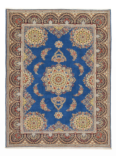 Rafsanjan Teppich 220x295cm - Perserteppich - blau